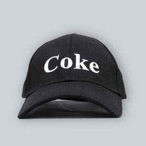 Coke for Cocaine Logo Baseball Cap - Black